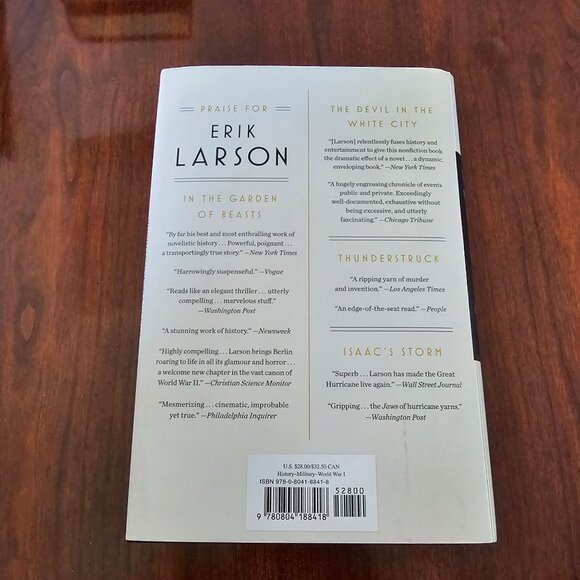 Dead Wake: The Last Crossing Of The Lusitania By Erik Larson Signed Hardcover - Picture 2 of 13